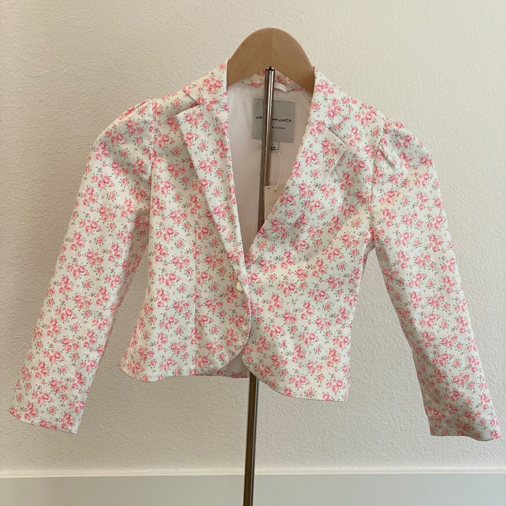 Janie and Jack Pink Floral Jacket - NWT